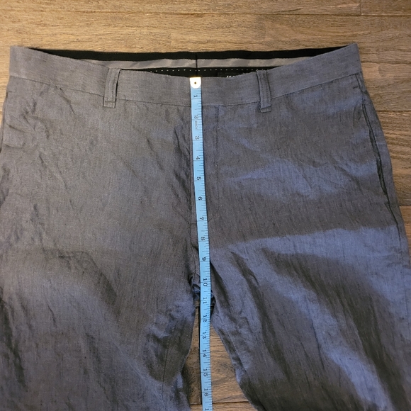 🍁3/$30 H & M Men's Linen Grey Pants Size 34 - Picture 7 of 10
